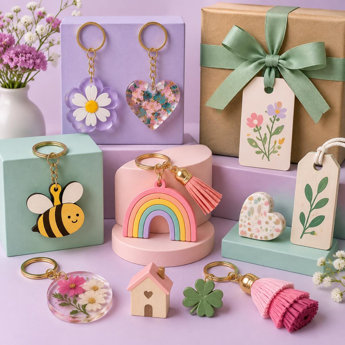 Colourful Keyring placeholder product photograph